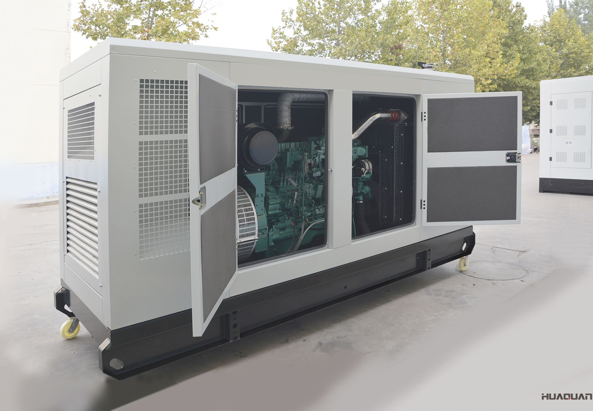 2018年4月27日華全動力250kw靜音箱發(fā)電機組發(fā)往天津