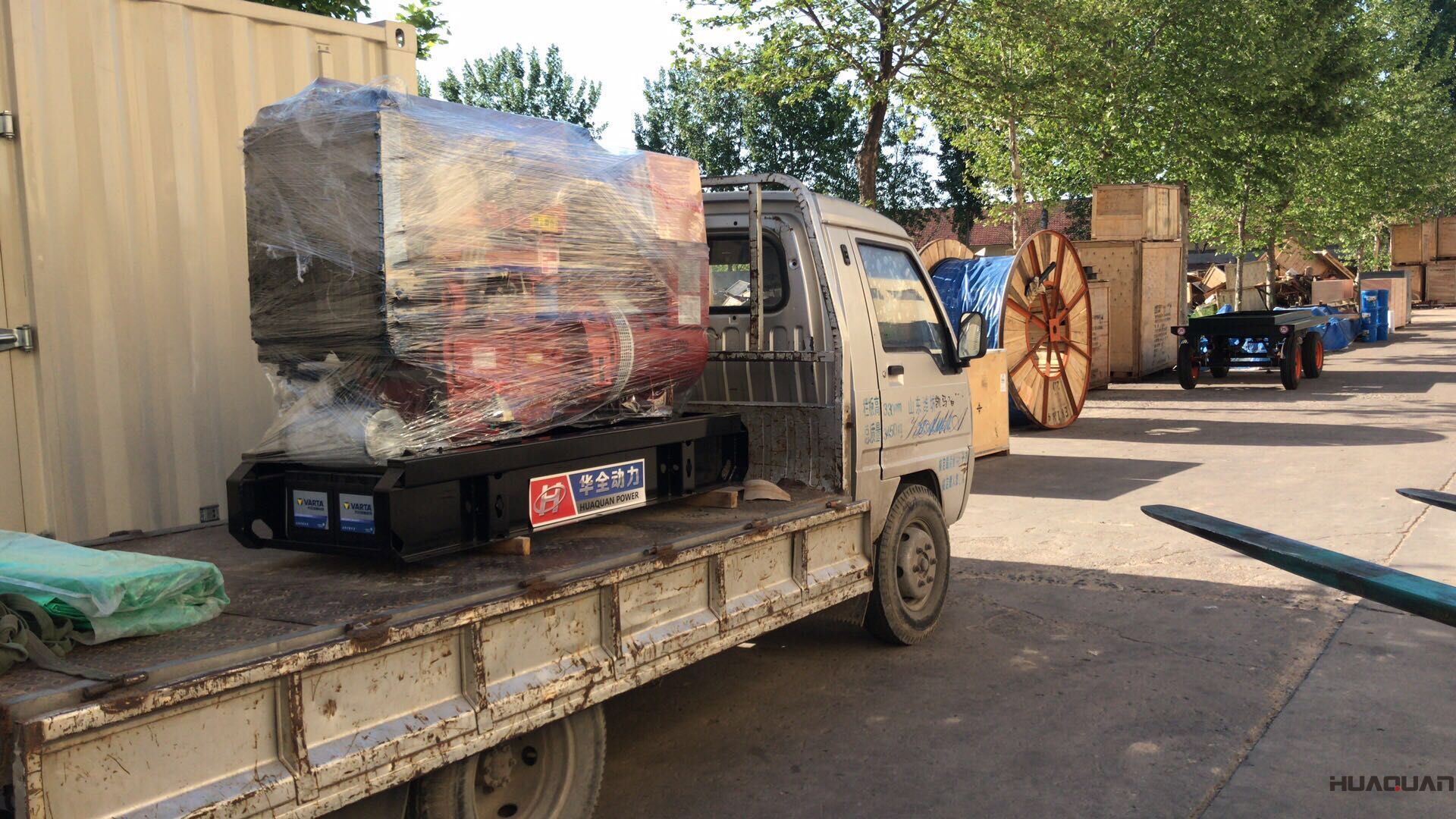 8月31日，一臺30kw標配柴油發(fā)電機組從華全動力順利發(fā)往安徽省