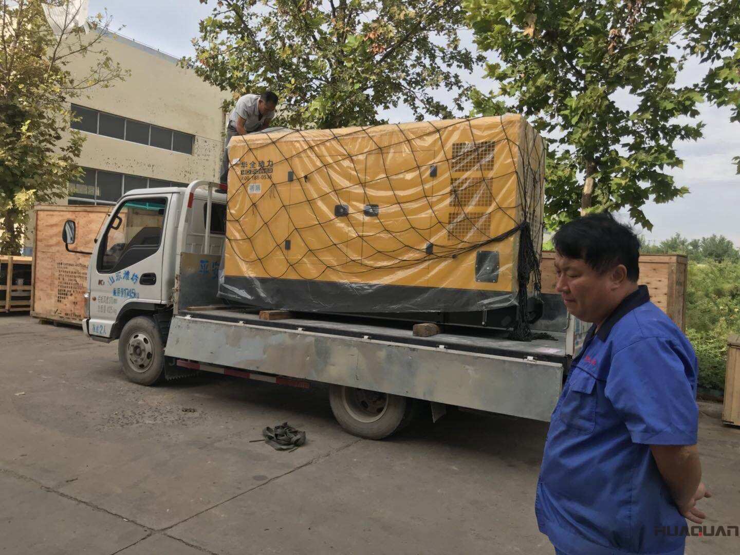 一臺30kw靜音箱型柴油發(fā)電機(jī)組于9月16日發(fā)往天津