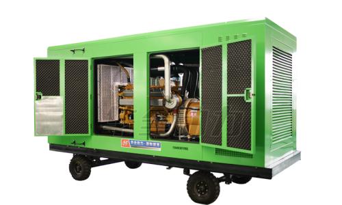 50kw靜音式防雨棚發(fā)電機(jī)組3月28日從華全動(dòng)力發(fā)往青島市