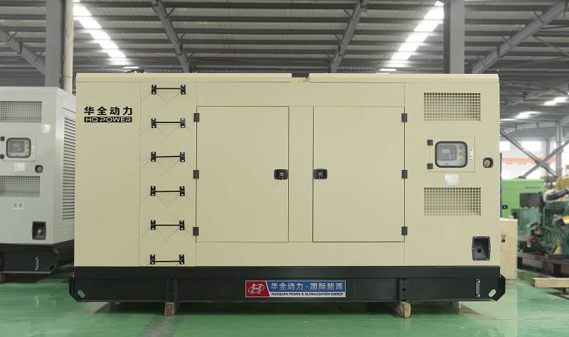 伴著4月9日的暖陽，華全動力一臺400kw靜音箱發電機組發往河南省